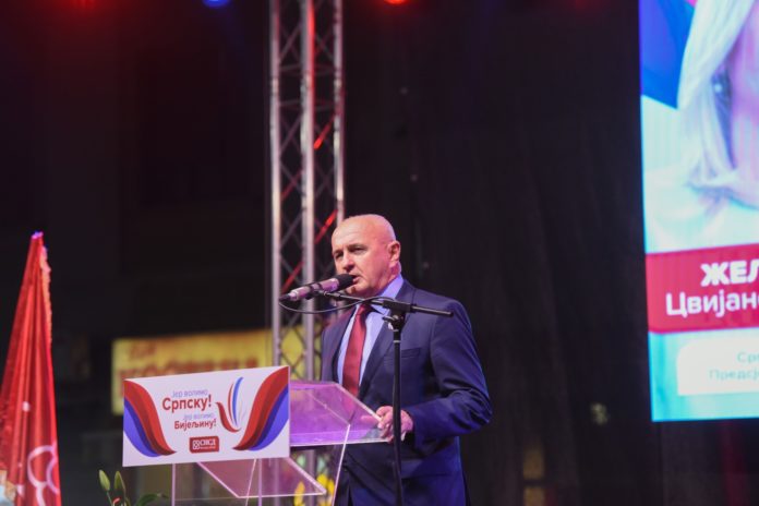 Predizborna tribina u Bijeljini Djokic