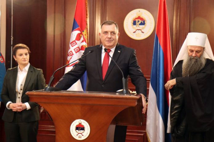 Dodik Brnabic patrijarh Porfirije 3