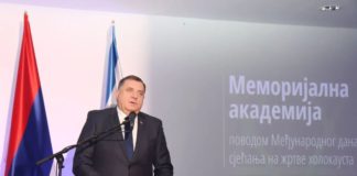 Dodik: Jasenovac je zajednička muka jevrejskog i srpskog naroda
