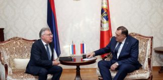 Dodik sa Kalabuhovom: Očekivanja da će uskoro biti deblokirani strateški projekti