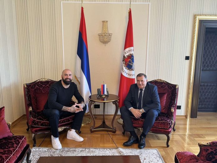 Dodik sa proslavljenim košarkašem Perom Antićem