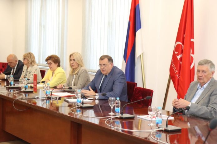 Dodik vladajuća koalicija posjete RU i AZ