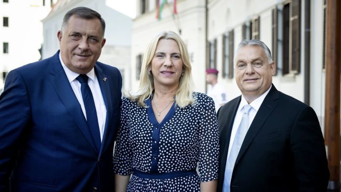 Sastanak Dodika i Cvijanovićeve sa Orbanom 1