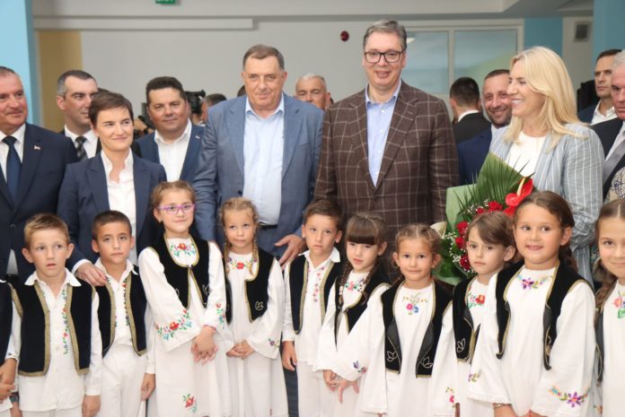 Viskovic Brnabic Vucic Dodik Cvijanovic vrtic Srbac 5