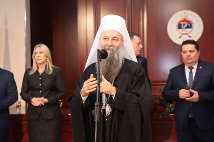 Prijem povodom Dana RS patrijarh Porfirije