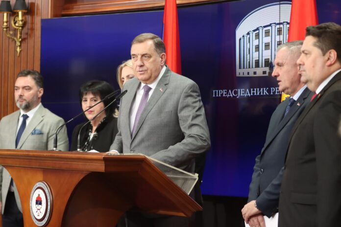 Konferencija poslije odluke Evropskog savjeta Dodik