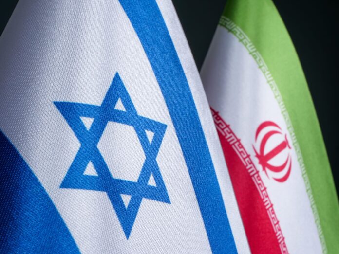 Izrael Iran zastave