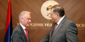 Dodik sa Kopmanom: Republika Srpska podržava evropski put na kojem želi da bude vidljiva