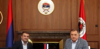 Dodik i Pranjić razgovarali o političkoj situaciji u Srpskoj i BiH i o važnim infrastrukturnim projektima