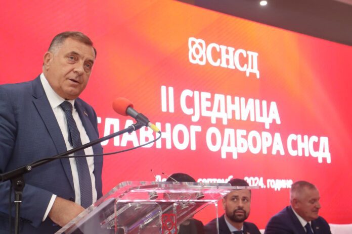 Sjednica Glavnog odbora SNSD-a u Doboju Dodik