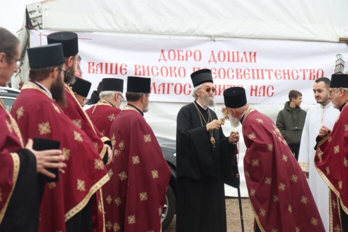 Osveštanje temelja Crkve Svetog apostola Luke 5