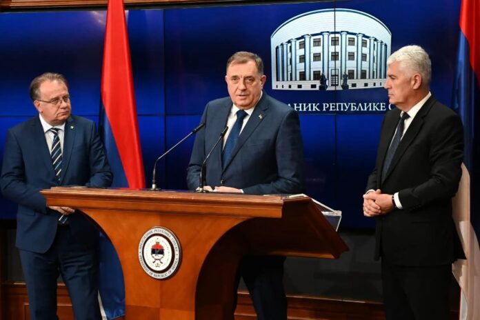 Sastanak partnera u vlasti na nivou BiH u Banjaluci Čović Dodik Nikšić 3