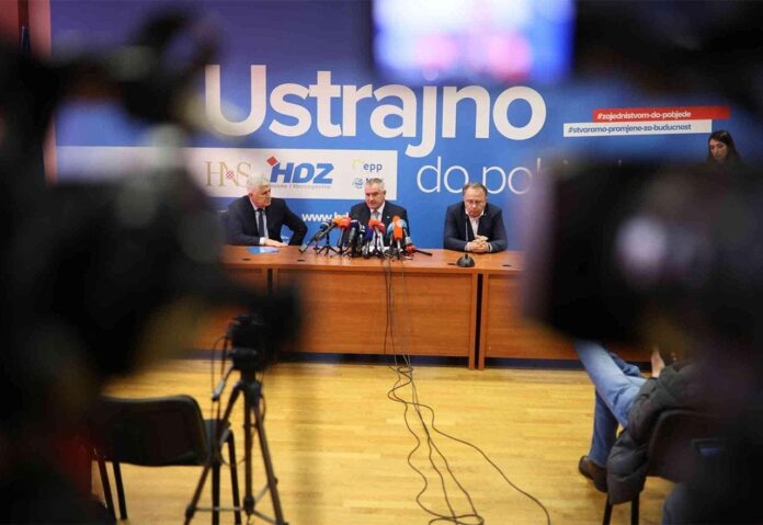 Sastanak partnera u vlasti Mostar Covic Viskovic Niksic 1