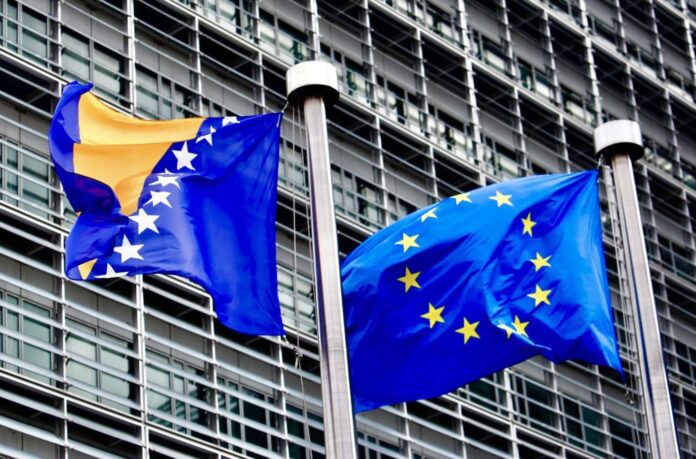 Zastave EU i BiH 3