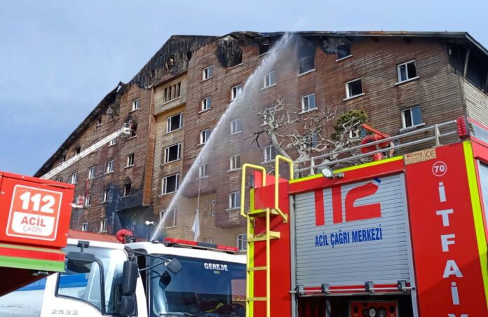 Pozar hotel Turska 1
