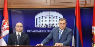 Dodik sa Vučevićem: Zahvalnost Srbiji na podršci Dejtonskom sporazumu