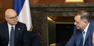 Dodik sa Vučevićem u Banjaluci