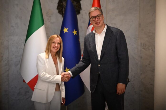 Meloni Vučić 1