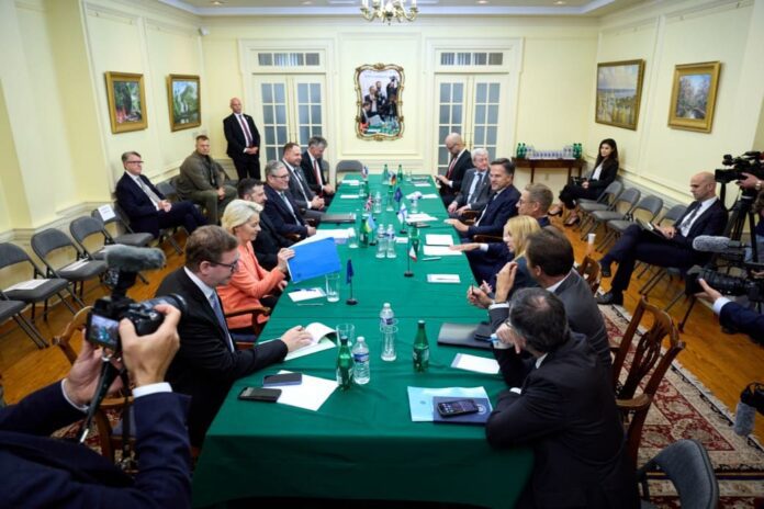 Zelenski sa evropskim liderima 1