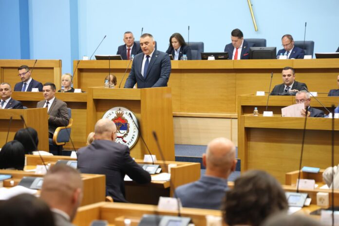 Posebna sjednica Narodne skupstine o izboru Vlade Minic 1