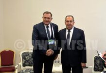 Dodik se sastao sa Lavrovom u Minsku