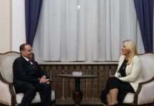 Saudijski ambasador u oproštajnoj posjeti kod Željke Cvijanović