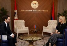 Trišić Babić razgovarala sa ambasadorom Francuske u BiH: Republika Srpska pouzdan i konstruktivan partner