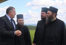 Dodik: Čestitka bratstvu Hilandara povodom manastirske slave