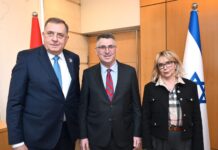 Trišić Babić i Dodik sa šefom izraelske diplomatije