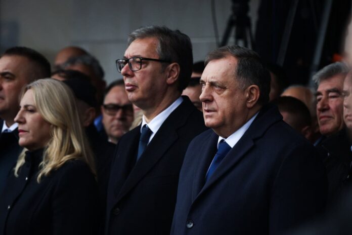 Svečanost povodom otvaranja nove bolnice u Trebinju Dodik Vucic Cvijanovic