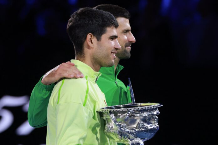 Alkaraz Djokovic AusOp25