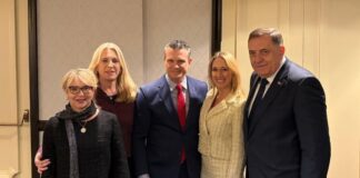 Dodik sa Hegsetom: Jasno razumije važnost odbrane vrijednosti hrišćanskog svijeta