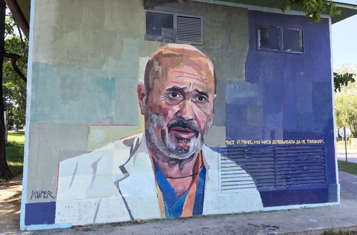 Dr Lazic mural