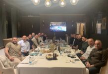 Dodik sa predsjednikom FIBA Evrope Horheom Garbahosom