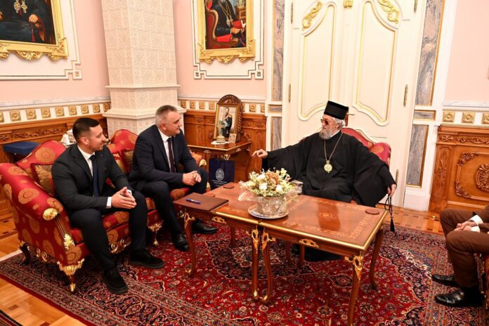 Mitropolit Jefrem i premijer Minic