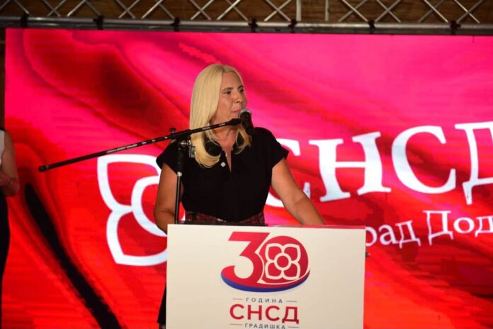 Zeljka Cvijanovic SNSD Gradiška 30 god