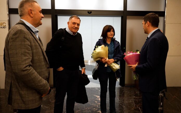 Delegacija Srpske u Rusiji Dodik Minic