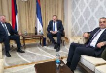 Dodik i Minić sa Kalabuhovom: Prijateljstvo sa Rusijom strateško opredjeljenje slobodne i ponosne Srpske