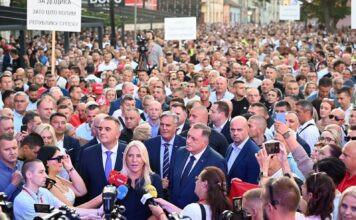 Cvijanovićeva u Šamcu: SNSD na čelu sa Dodikom spreman da provodi sve zacrtane ciljeve