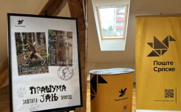 „Pošte Srpske“ izdale novu poštansku markicu sa motivima prašume Janj