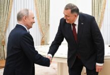 Dodik: Važna podrška Putina našoj koaliciji na izborima