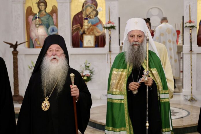 Osvestanje hrama Pale Hrizostom Porfirije