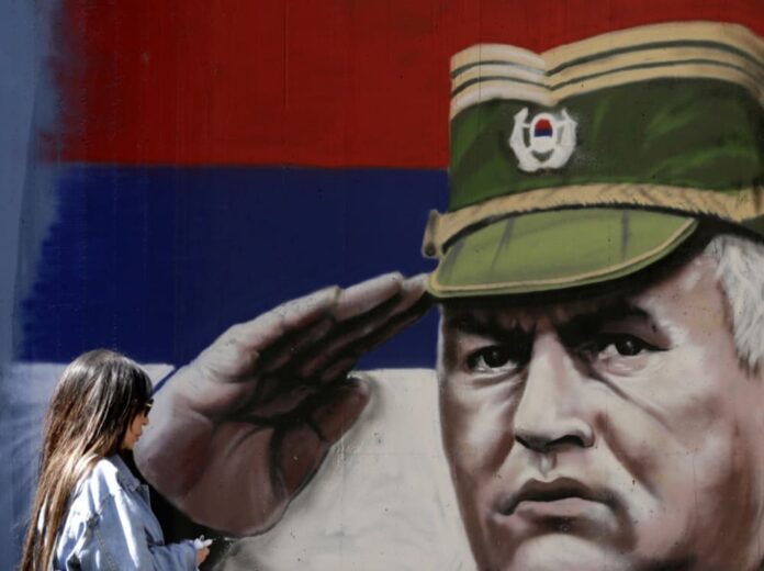Ratko Mladić mural