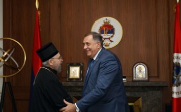 Dodik sa mitropolitom Lukijanom: Bez snage Srpske pravoslavne crkve i vjere srpski narod bi bio ugašen
