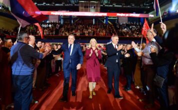 Dodik pred završni miting u Banjaluci: SNSD prepoznat kao državotvorna stranka