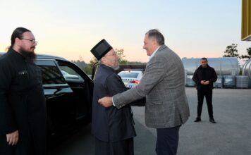 Dodik: Drago mi je što smo u Srpskoj dočekali mitroplita budimskog Lukijana
