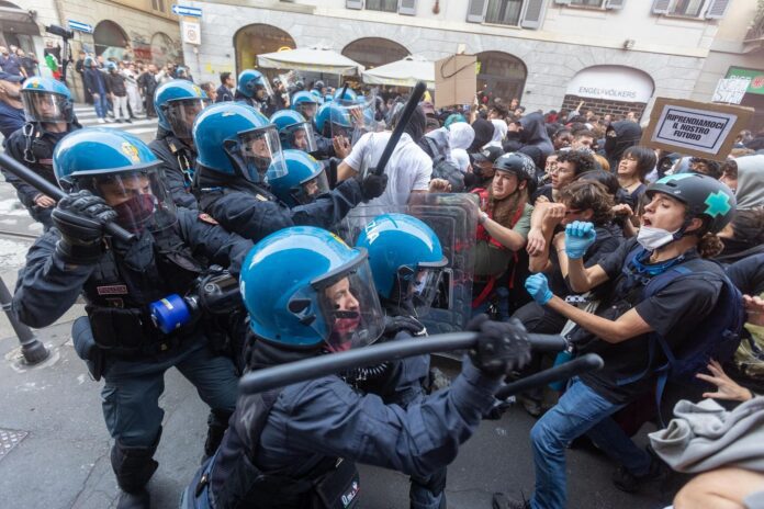 Milano protesti 1