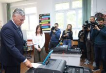 Predsjednik Siniša Karan glasao u Banjaluci